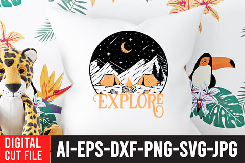 Explore T-Shirt Design , Explore SVG Cut File SVG BlackCatsMedia 