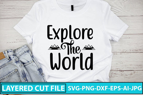 EXPLORE THE WORLD SVG Cut File SVG Syaman 