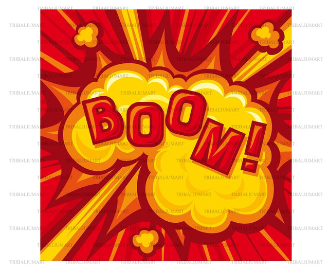 Explosion design SVG TribaliumArtSF 