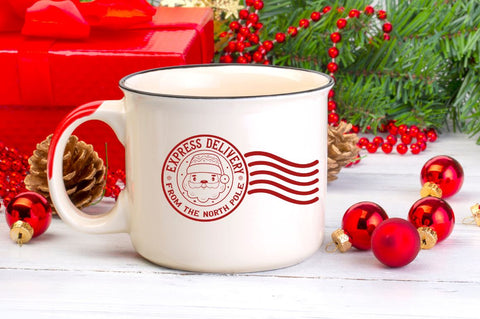 Express delivery from the north pole SVG SVG DESIGNISTIC 