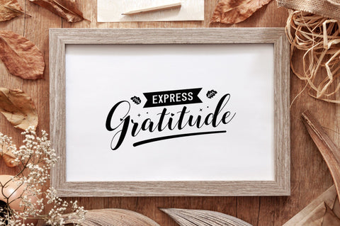 Express Gratitude SVG Design SVG futivesvg 