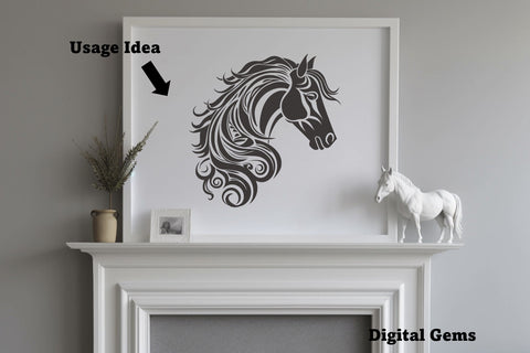 Exquisite Horse 11 SVG file Collection SVG Digital Gems 