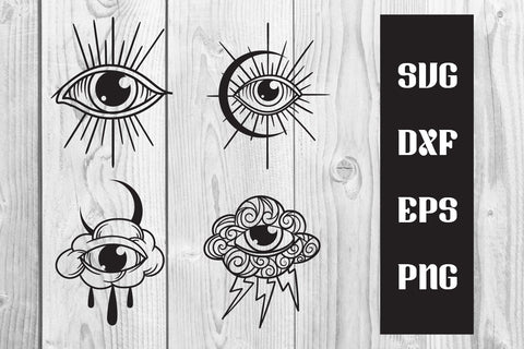 eye hand drawing symbol svg cut file SVG dadan_pm 