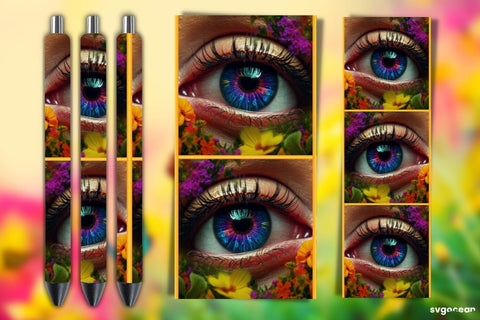 Eye Pen Wrap Bundle | Sublimation Sublimation SvgOcean 