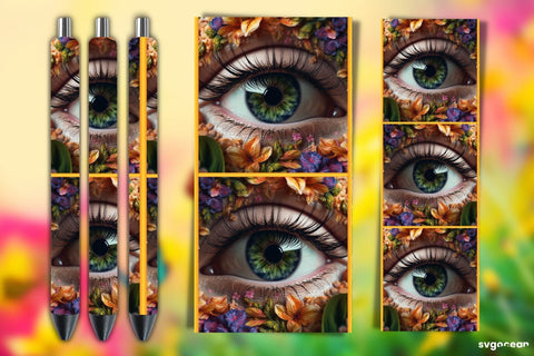 Eye Pen Wrap Bundle | Sublimation Sublimation SvgOcean 