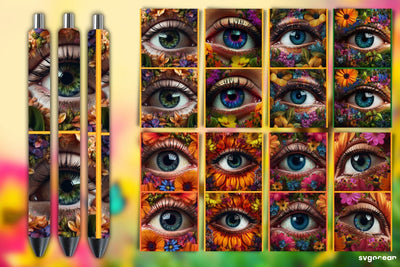 Eye Pen Wrap Bundle | Sublimation Sublimation SvgOcean 