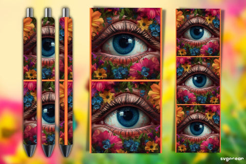 Eye Pen Wrap Bundle | Sublimation Sublimation SvgOcean 