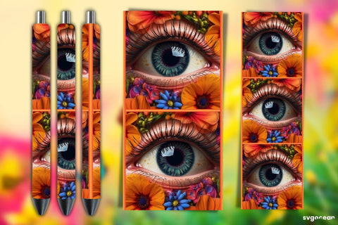 Eye Pen Wrap Bundle | Sublimation Sublimation SvgOcean 