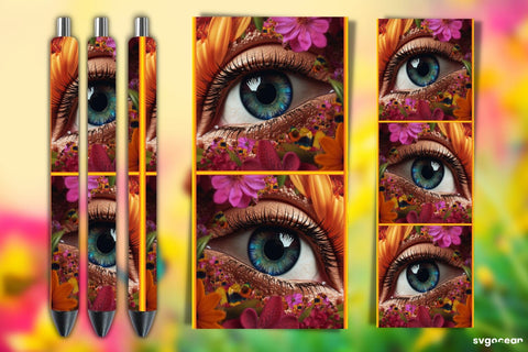 Eye Pen Wrap Bundle | Sublimation Sublimation SvgOcean 