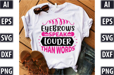 Eyebrows speak louder than words SVG SVGista 