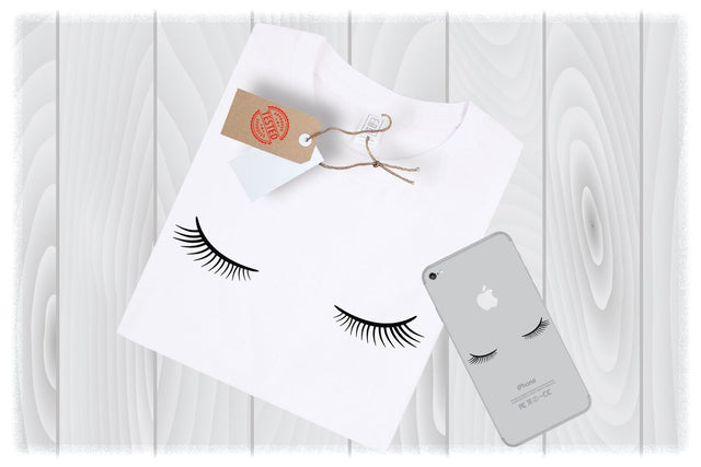 Eyelashes SVG Files for Cricut Designs | Face SVG Files | Eye SVG Files SVG My Sew Cute Boutique 
