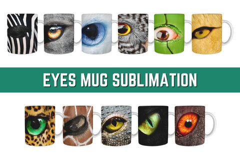 Eyes Mug Sublimation Sublimation SvgOcean 