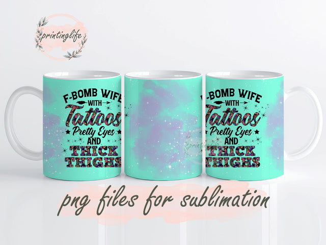 F Bomb Mom 20 oz Skinny Tumbler Sublimation Design Digital Download PNG Sublimation PrintingLife 