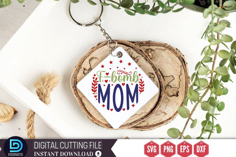 F-bomb mom SVG SVG DESIGNISTIC 