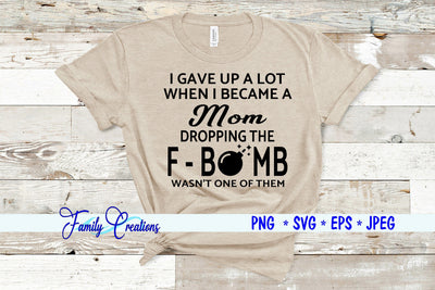 F-Bomb With Tattoos Pretty Eyes & Thick Thighs SVG Family Creations 