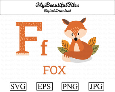 f-fox SVG MyBeautifulFiles 