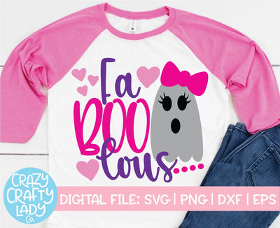Fa Boo Lous | Halloween SVG Cut File SVG Crazy Crafty Lady Co. 