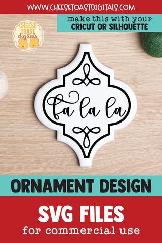 Fa La La | Arabesque Tile Ornament SVG SVG Cheese Toast Digitals 