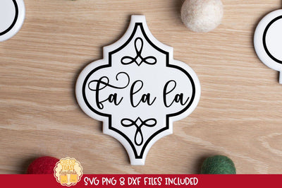 Fa La La | Arabesque Tile Ornament SVG SVG Cheese Toast Digitals 