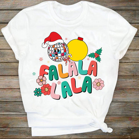 Fa La La Christmas SVG, Smiley Face Svg, Groovy Christmas, Christmas SVG, Happy Holiday Svg, Retro Christmas Svg SVG DiamondDesign 