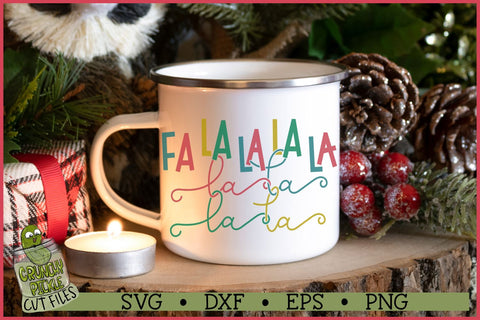 Fa La La La La Christmas SVG File SVG Crunchy Pickle 