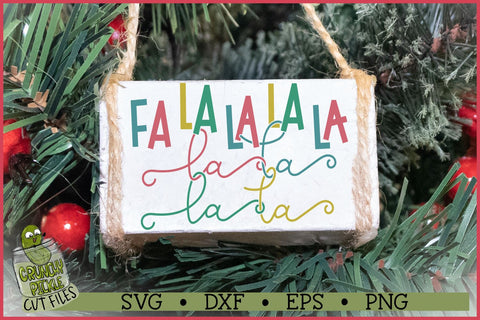 Fa La La La La Christmas SVG File SVG Crunchy Pickle 
