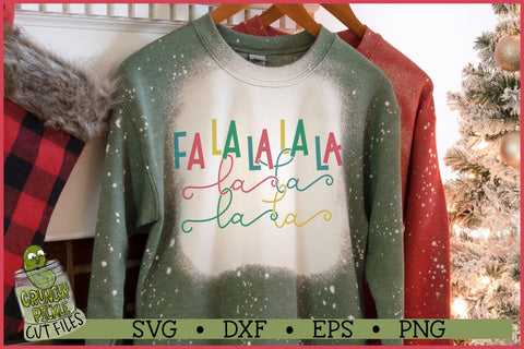 Fa La La La La Christmas SVG File SVG Crunchy Pickle 