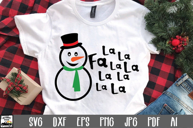 Fa La La La La - Deck the Halls Christmas SVG Cut File SVG Old Market 