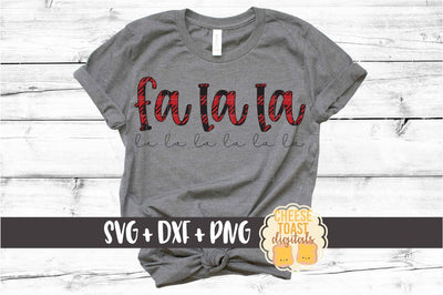 Fa La La La La La La La La - Christmas SVG PNG DXF Cut Files SVG Cheese Toast Digitals 