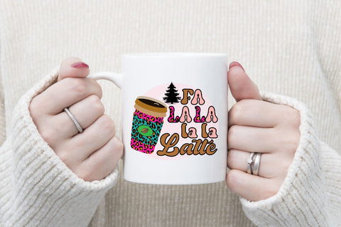 fa la la la la latte Sublimation SVGArt 