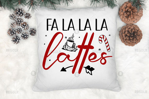 Fa la la la lattes SVG SVG Regulrcrative 