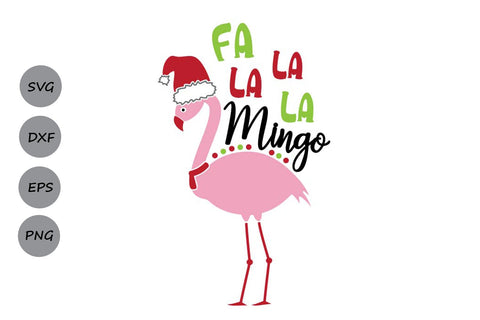 Fa La La La Mingo| Christmas SVG Cutting Files. SVG CosmosFineArt 