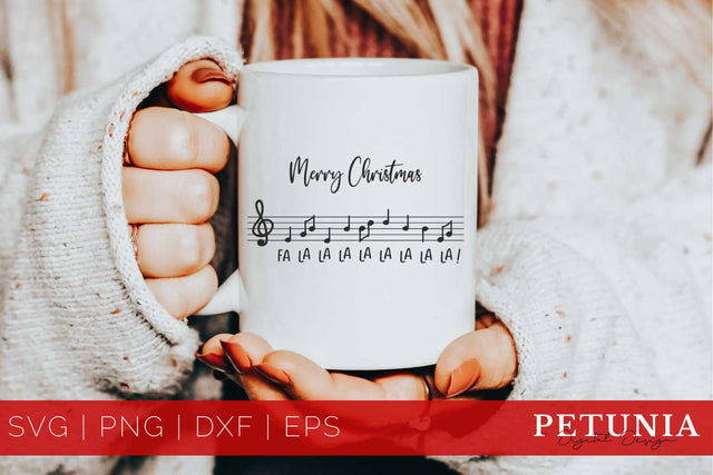 Fa La La La Svg | Christmas Svg Design SVG Petunia Digital Design 