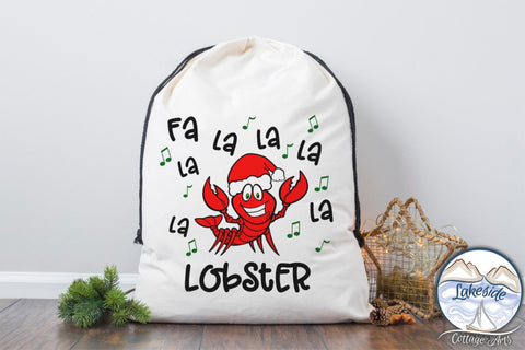 Fa La La Lobster SVG Lakeside Cottage Arts 