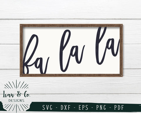 Fa La La SVG Files | Christmas | Holidays | Winter SVG (747456587) SVG Ivan & Co. Designs 
