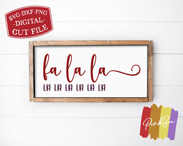 Fa La La SVG Files | Christmas Svg | Holidays Svg | Christmas Songs Svg | Commercial Use | Cricut | Silhouette | Digital Cut Files (1109374569) SVG PinkZou 