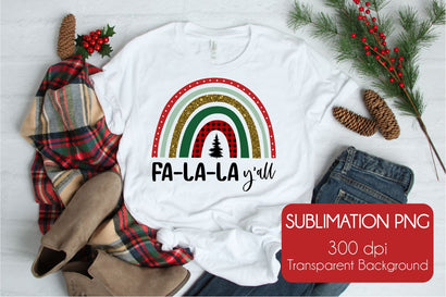 Fa La La Y'all | Christmas Sublimation PNG Sublimation DIYxe Designs 