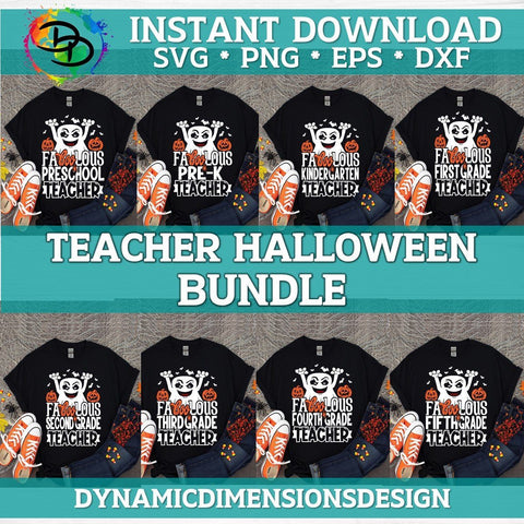 Fab Boo Lous Bundle Halloween Teacher SVG DynamicDimensionsDesign 
