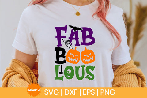 Fab boo lous, halloween svg quote SVG Maumo Designs 