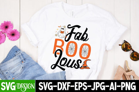 Fab Boo Lous SVG Cut File, Fab Boo Lous SVG Design, Fab Boo Lous Sublimation Design, Trick or Treat SVG Design, Halloween Sublimation PNG, Halloween SVG Bundle,Halloween SVG Quotes,Halloween PNG, Halloween SVG SVG BlackCatsMedia 