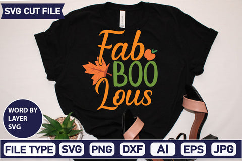 Fab Boo Lous SVG Cut File SVGs quotes-and-sayings food-drink mini-bundles print-cut on-sale Clipart Clip Art Sublimation or Vinyl Shirt Design SVG DesignPlante 503 