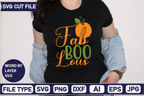 Fab Boo Lous SVG Cut File SVGs quotes-and-sayings food-drink mini-bundles print-cut on-sale Clipart Clip Art Sublimation or Vinyl Shirt Design SVG DesignPlante 503 