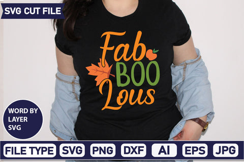 Fab Boo Lous SVG Cut File SVGs quotes-and-sayings food-drink mini-bundles print-cut on-sale Clipart Clip Art Sublimation or Vinyl Shirt Design SVG DesignPlante 503 