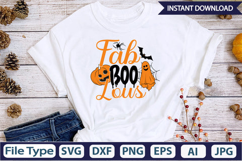 Fab Boo Lous SVG Cut File SVGs,Quotes and Sayings,Food & Drink,On Sale, Print & Cut SVG DesignPlante 503 