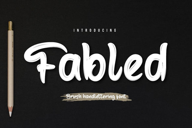 Fabled Font twinletter 