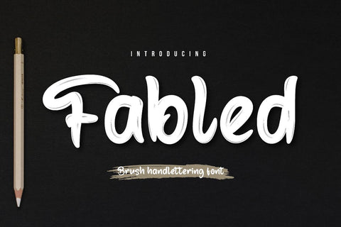 Fabled Font twinletter 