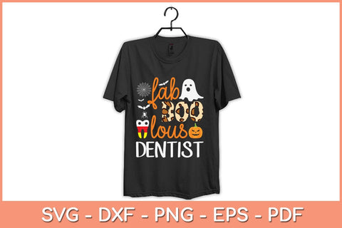 Faboolous Dentist Leopard Boo Dental Hygienist Halloween Svg Design SVG artprintfile 
