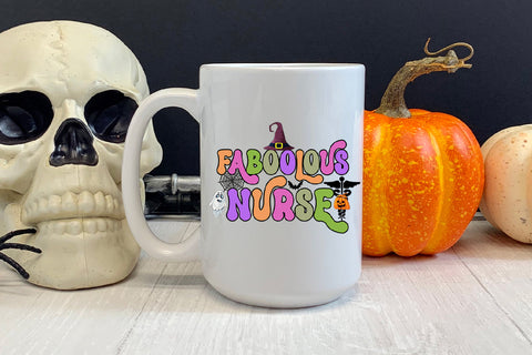 Faboolous Nurse I Nurse Halloween Sublimation PNG Sublimation Happy Printables Club 