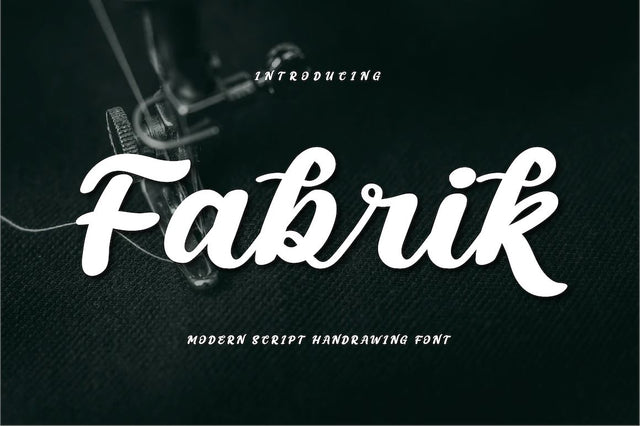 Fabrik Font twinletter 