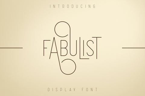 Fabulist - Display font Font VPcreativeshop 